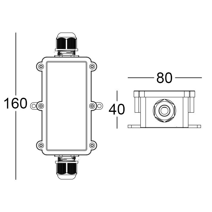 KIT.046 - Limitatore di sovratensione <br>CL II - IP67